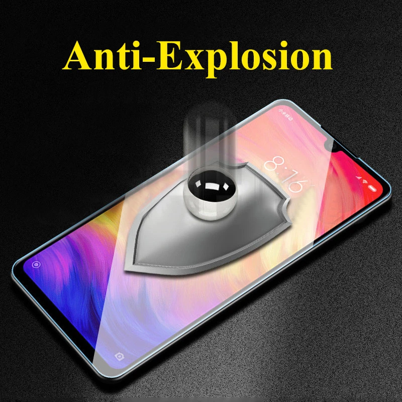 Защитное стекло на Redmi note 7 6 pro закаленное для xiaomi redme note7pro note7 7pro Защитная пленка