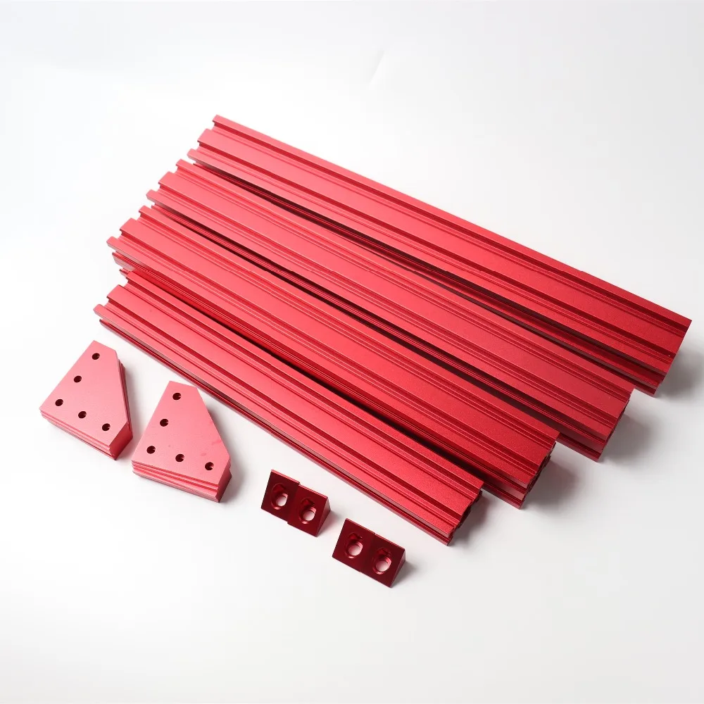 1 комплект многоцветная Prusa i3 MK2S/MK3/MK3S рамка с медвежонком экструзионный комплект анодированная отделка