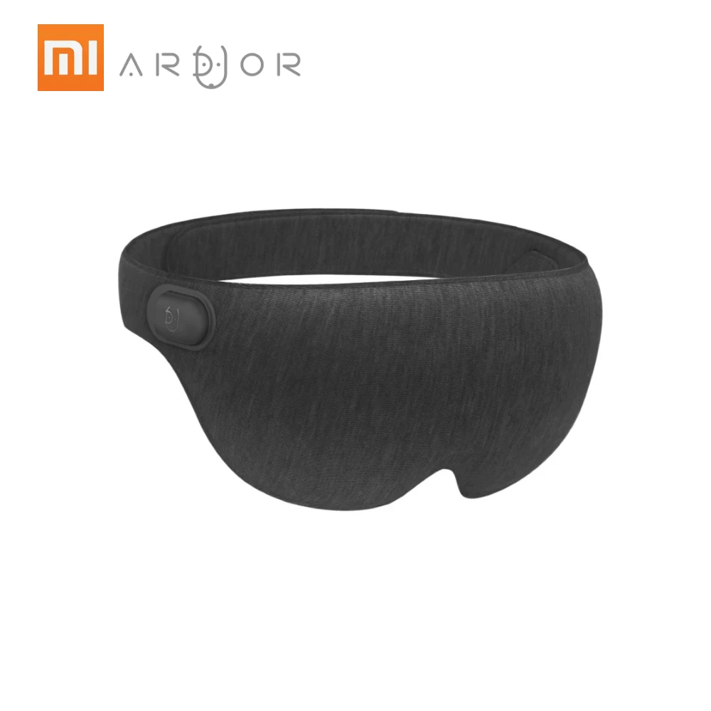 dark gray Xiaomi ARDOR 3D маска для глаз повязка на глаза для сна тени для век крышка повязка для глаз горячий компресс отдых в путешествии щит для сна облегчение усталости - Цвет: dark gray