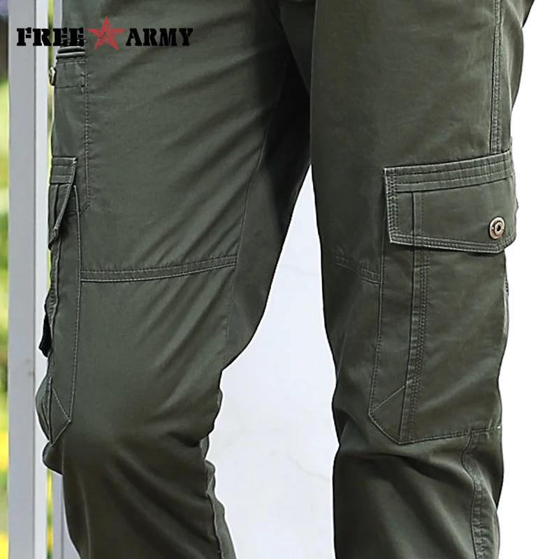 Фирменные качественные мужские штаны для бега летние повседневные армейские