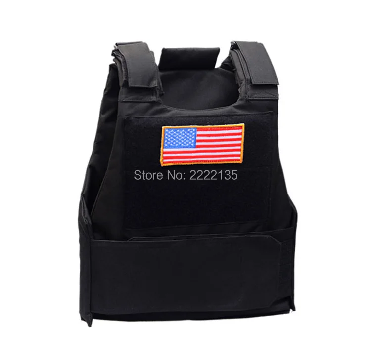 Тактический полицейский жилет Cs боевой с нашивкой в виде флага США защитный для