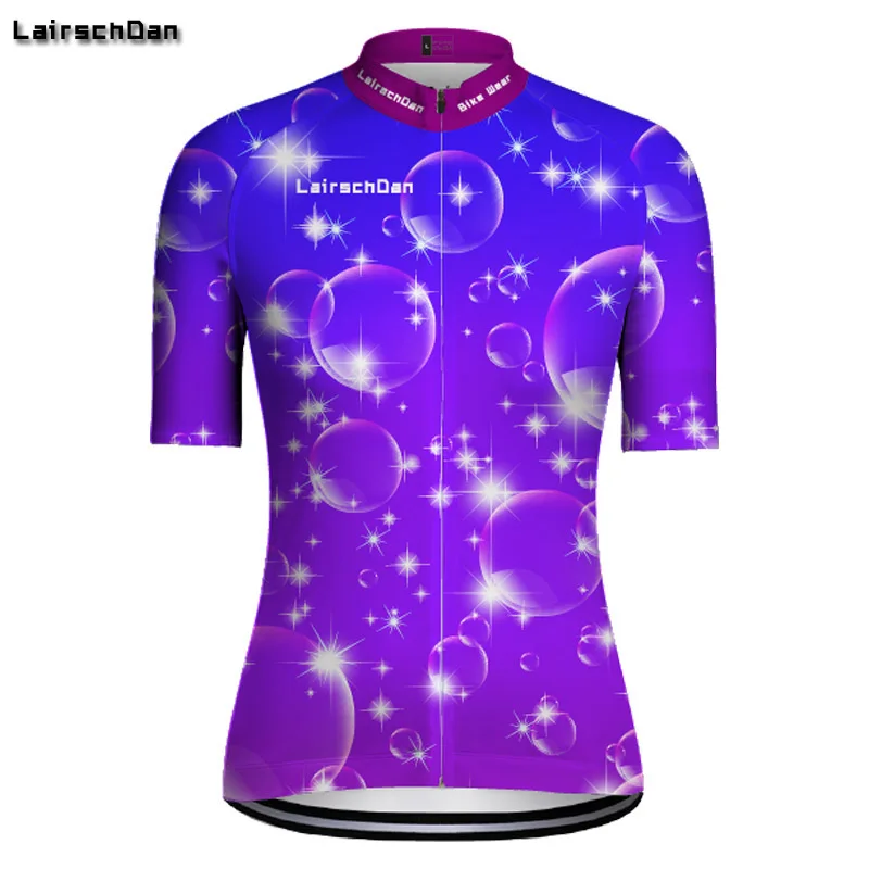 LairschDan 2021 Cycling Jersey women cycling clothing set breathable mountain bike uniform short bicycle wear mtb clothes purple | Спорт и