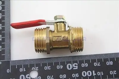 1 шт. 1/2 &quotBSP Мужской полный Порты подключения воздуха латунь резьба трубы шаровой
