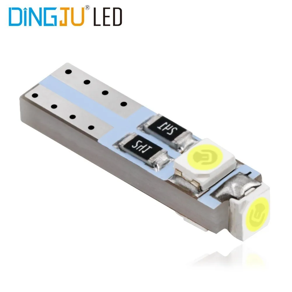10 шт. T5 74 3SMD светодиодный Автомобильный Обратный светильник потепления индикатор