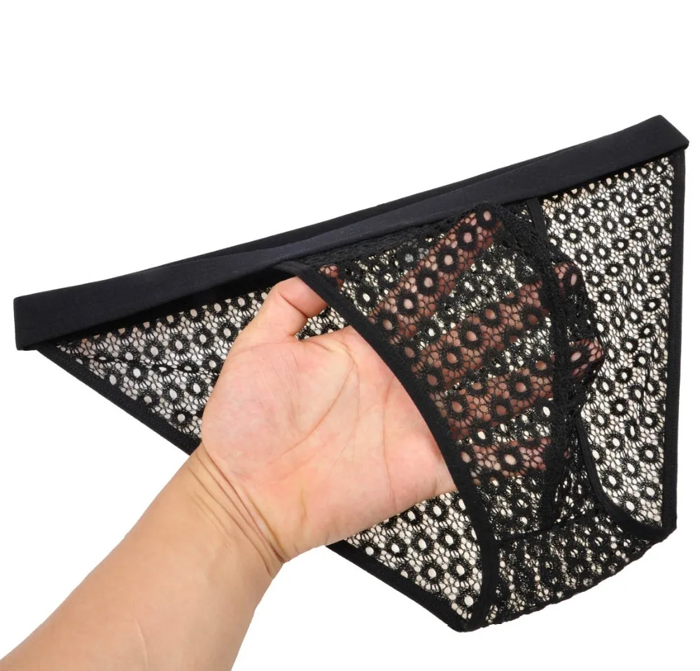 Прозрачное прозрачное сексуальное мужское нижнее белье трусы-бикини мужские