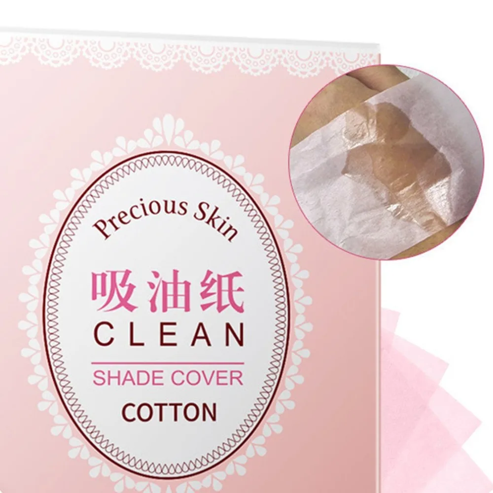 100 шт. масло листок на бумаге впитывающее для лица контроль жирности Матирующая