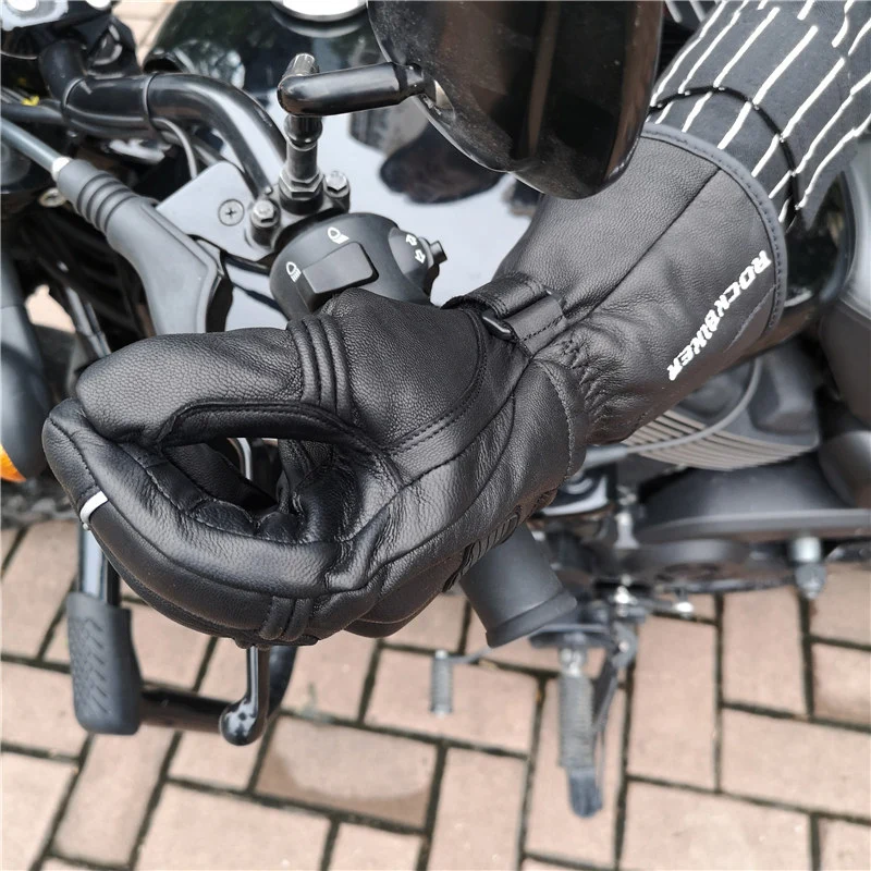 Новинка 2018 байкерские ретро кожаные мотоциклетные перчатки из козьей шкуры