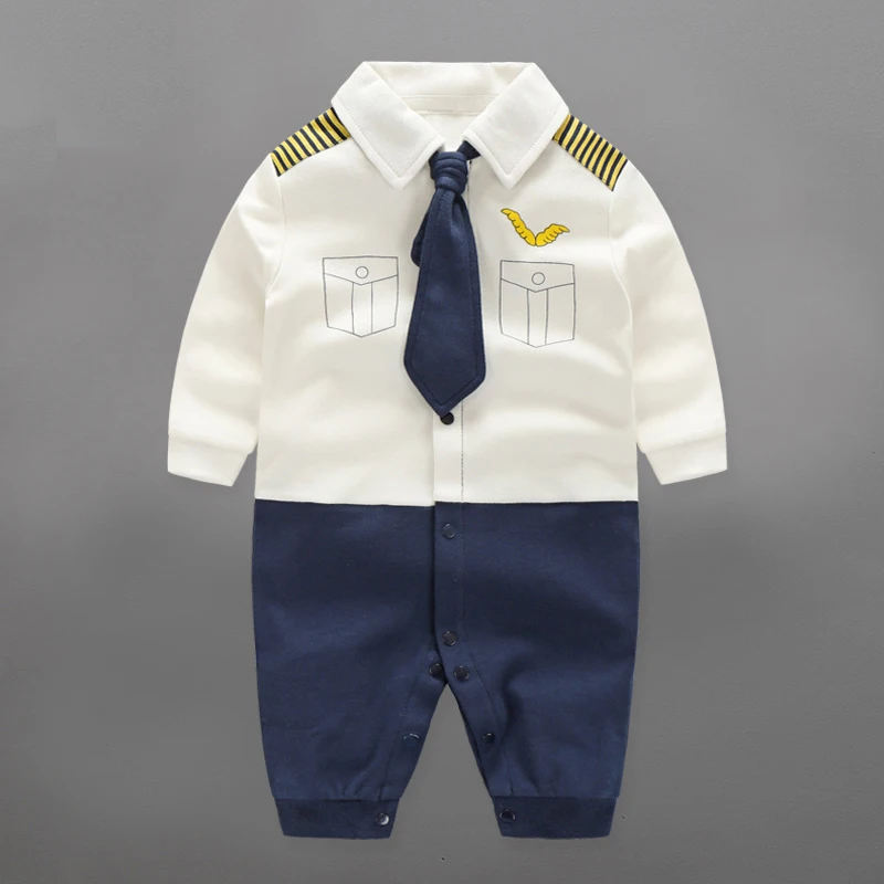 2017 Детский комбинезон весенний одежда для маленьких мальчиков хлопковая