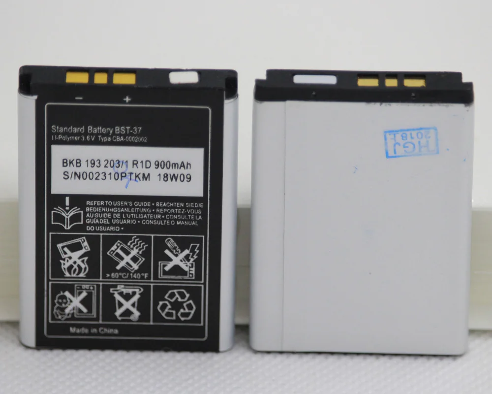 10 шт./лот 900 мАч аккумулятор для телефона Sony Ericsson J100i K200i T280i K610i W700 W710C D750i K750C W350 W800i