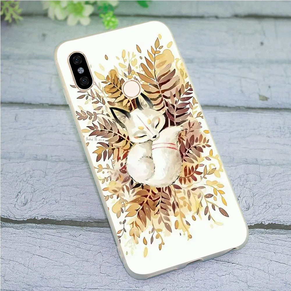 Мягкий ТПУ чехол для телефона Xiaomi Mi 9 Fox Snow Case A2 Lite A1 9se Redmi 5A 4X 4A 5 Plus Prime 6A Note 6 Pro 8