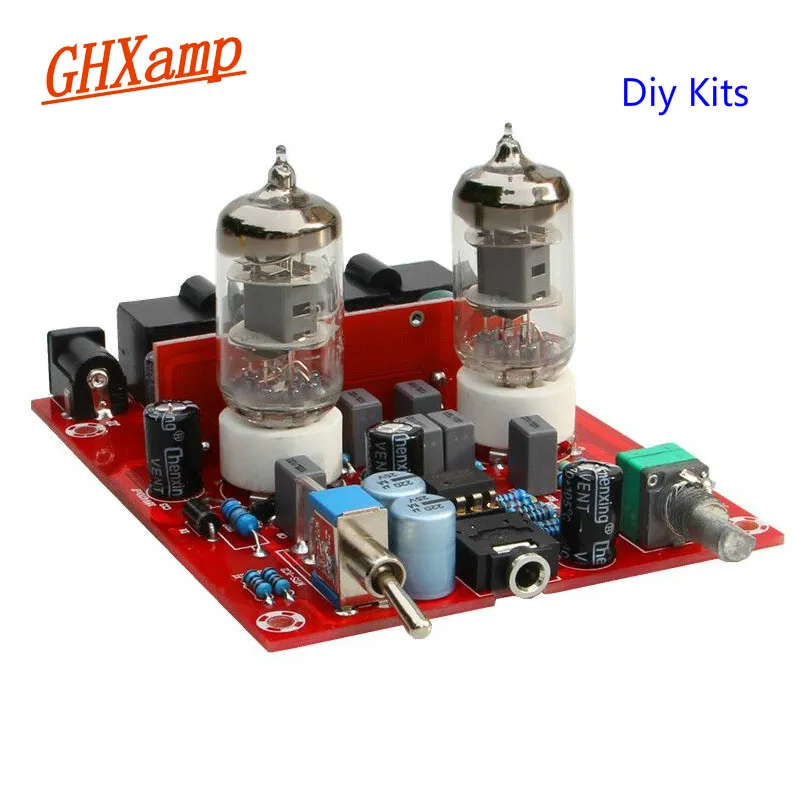 GHXAMP Hifi 6j1Tube Bile предусилитель аудио Preamp DIY наборы DC 12V стерео Op Amp NE5532 электронный