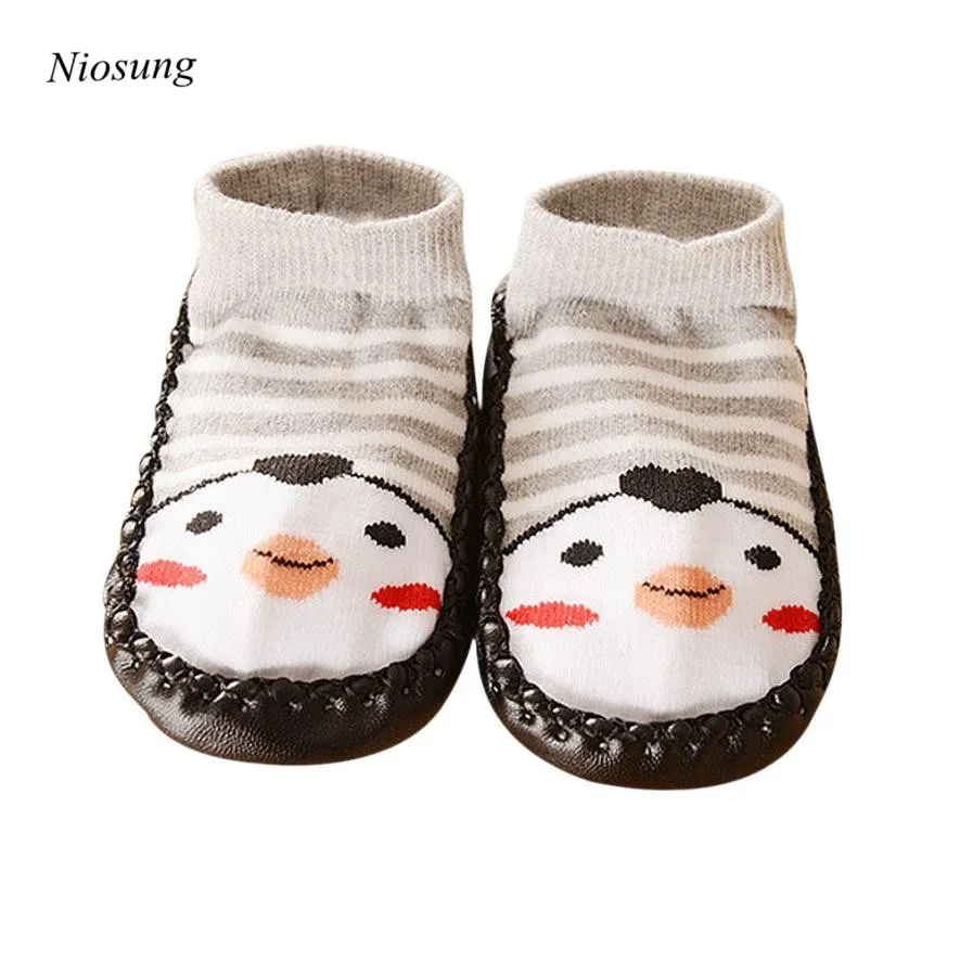 Niosung/нескользящие носки с рисунком для маленьких мальчиков и девочек