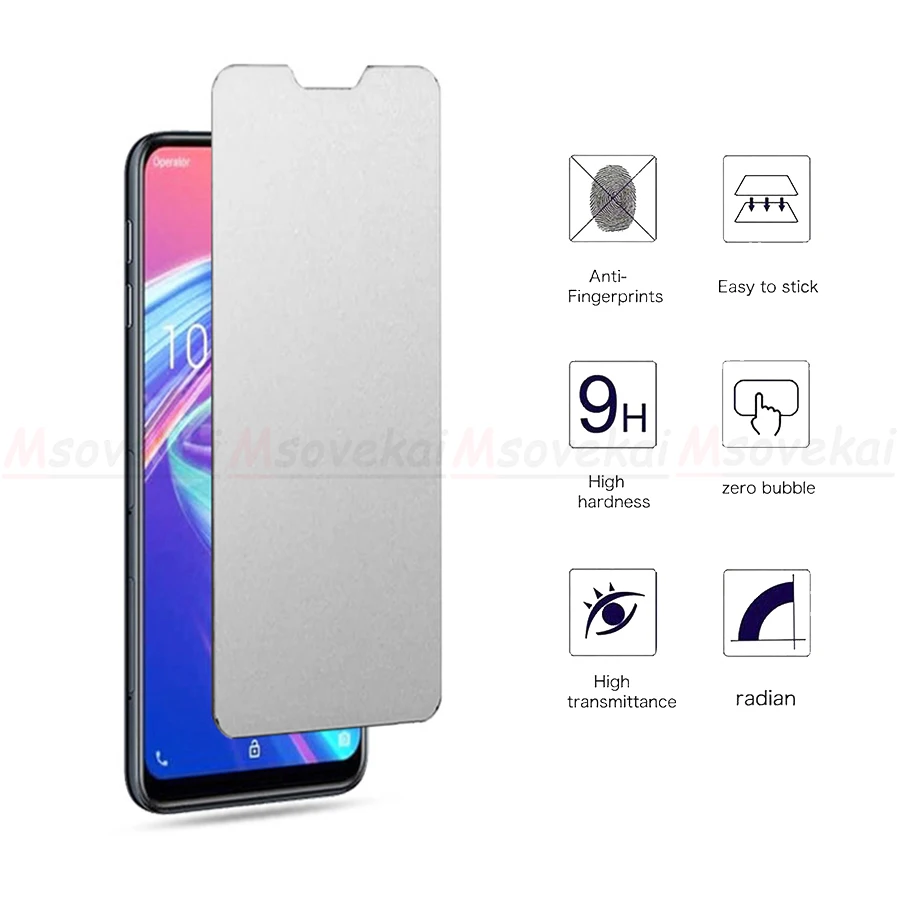 С уровнем твердости 9 H матовое закаленное стекло для ASUS Zenfone Max Pro M2 ZB631KL ZB633KL M1 ZB602KL