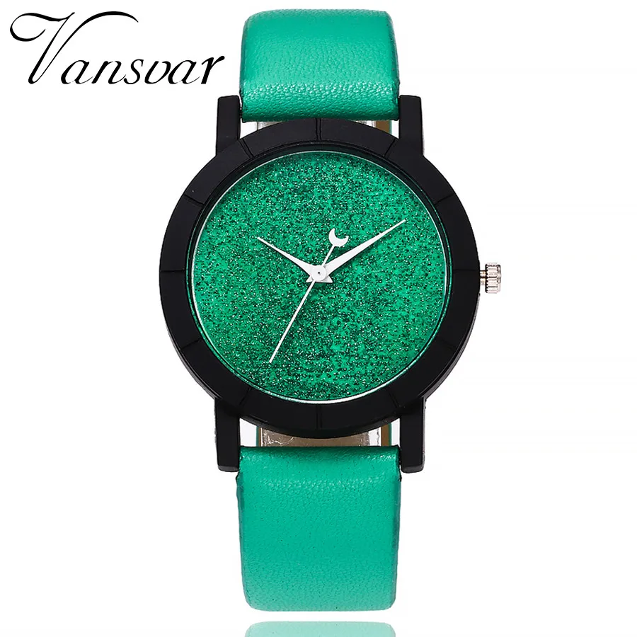 Женские Аналоговые наручные часы с милым дизайном луны и звезд уникальный