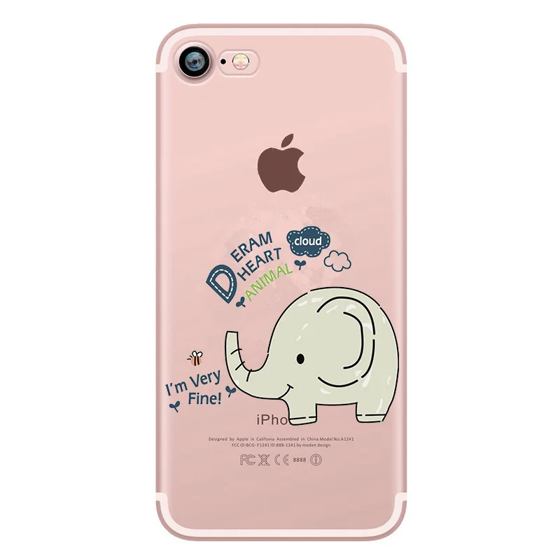 Милые животные чехол для iphone 7 плюс Домашние собаки и кошки телефон Coque 6 6s 5 5s SE 8 plus