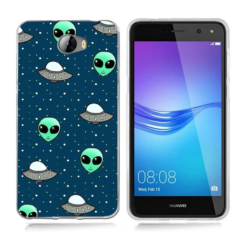 Чехол для Huawei P9 Lite/P8 Lite/P10 Lite Y5 ii Y5ii чехол/5A LYO-L21/Y6 II Мягкий ТПУ силиконовый чехол