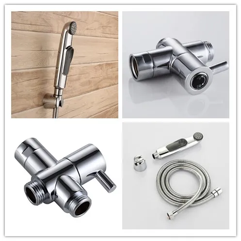 Chrome handheld bidet spray shattaf Health Cleaning sprayer Toilet Bidet Faucet Shower Spray Set with 1/2 Diverter Valve--SM780
Chrome handheld bidet spray shattaf Health Cleaning sprayer Toilet Bidet Faucet Shower Spray Set with 1/2 Diverter Valve--SM780