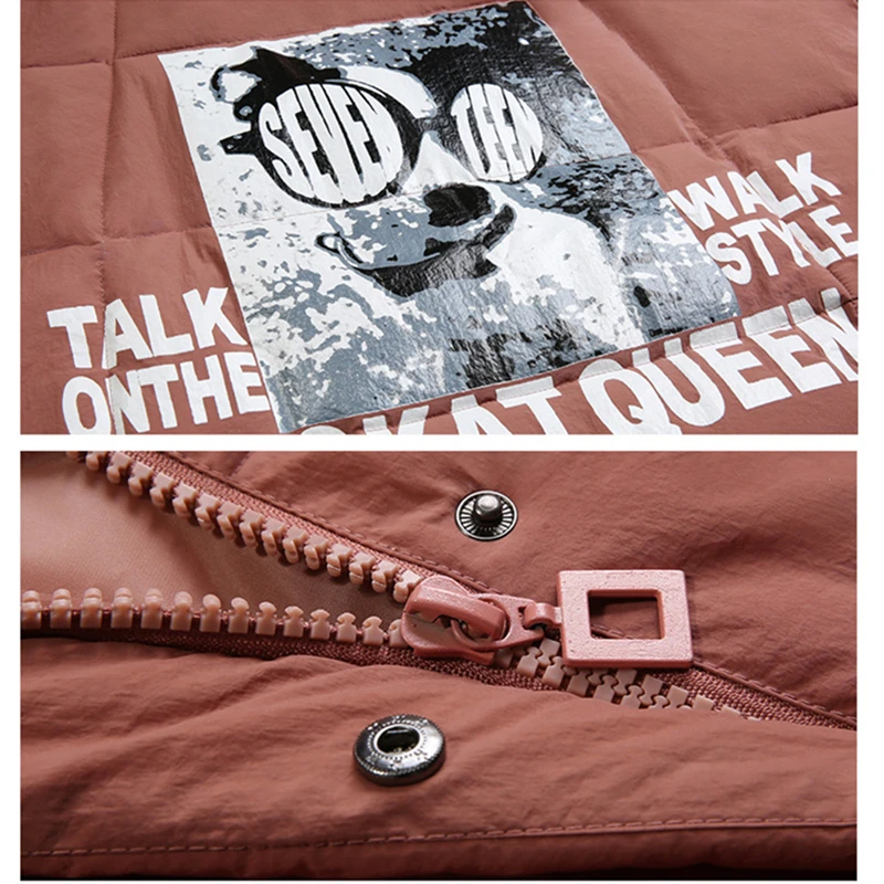 Теплая свободная парка с капюшоном коллекция 2017 года зимняя модная Утепленная