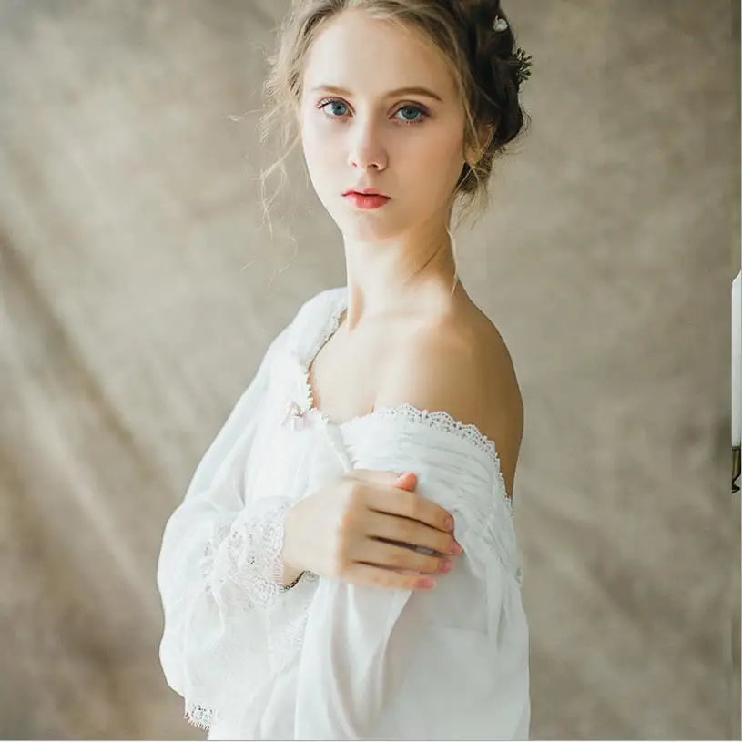 Новинка 2018 пикантная Ночная рубашка в стиле ретро сексуальная Прозрачная мягкая