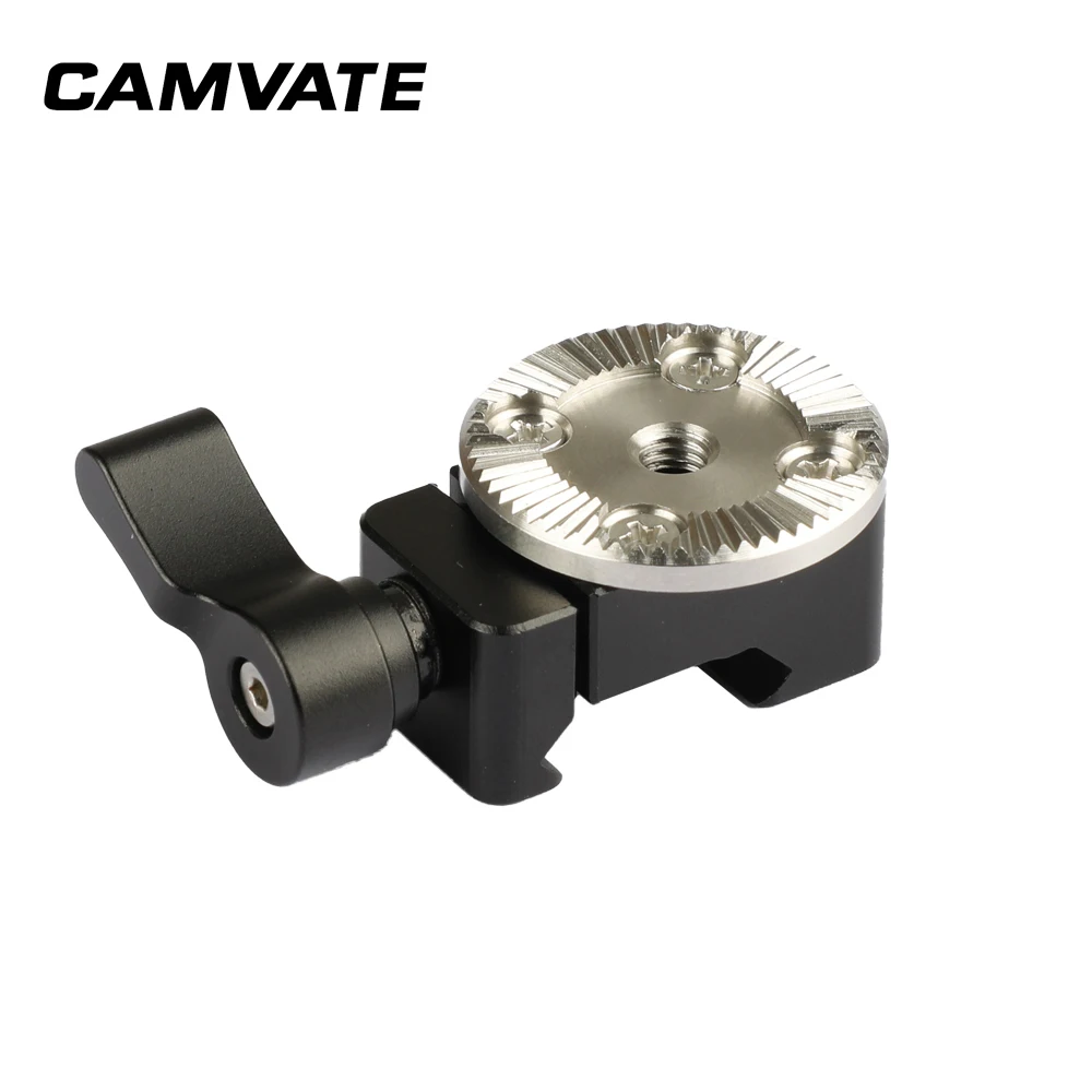 CAMVATE Стандартный быстросъемный зажим NATO с ARRI Rosette M6 Резьбовое крепление для DSLR