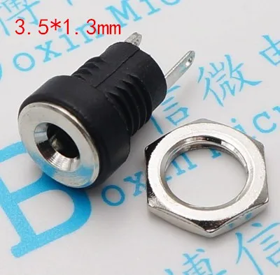 10 шт. DC-022B 3A 12 В для источника питания постоянного тока гнездо гнездовой панельный разъем 5,5 мм x 2,1 мм/5,5 мм x 2,5 мм/3,5 мм x 1,3 мм