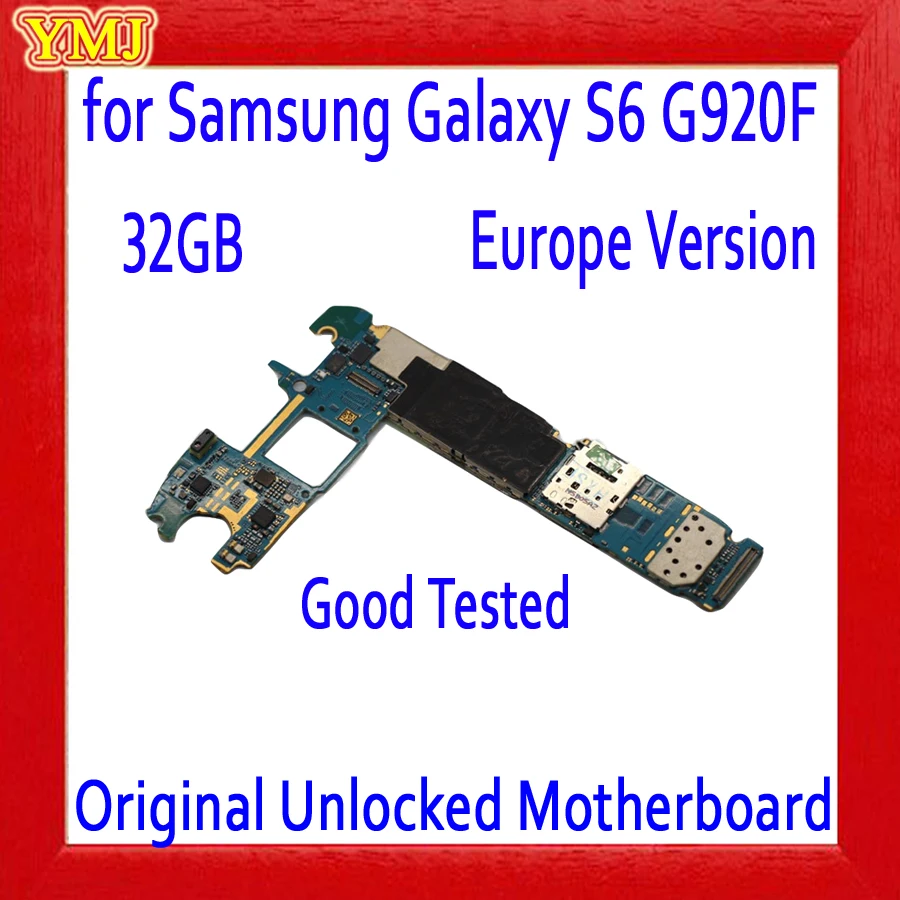 Европейская версия для материнской платы Samsung Galaxy S6 G920F 32 ГБ оригинальная