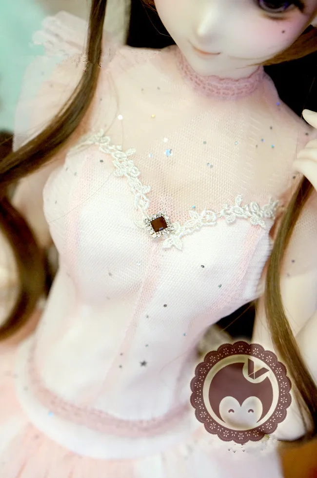 Красивое милое кружевное платье 2 цвета для DDL для DDM/S BJD кукольная одежда CW80