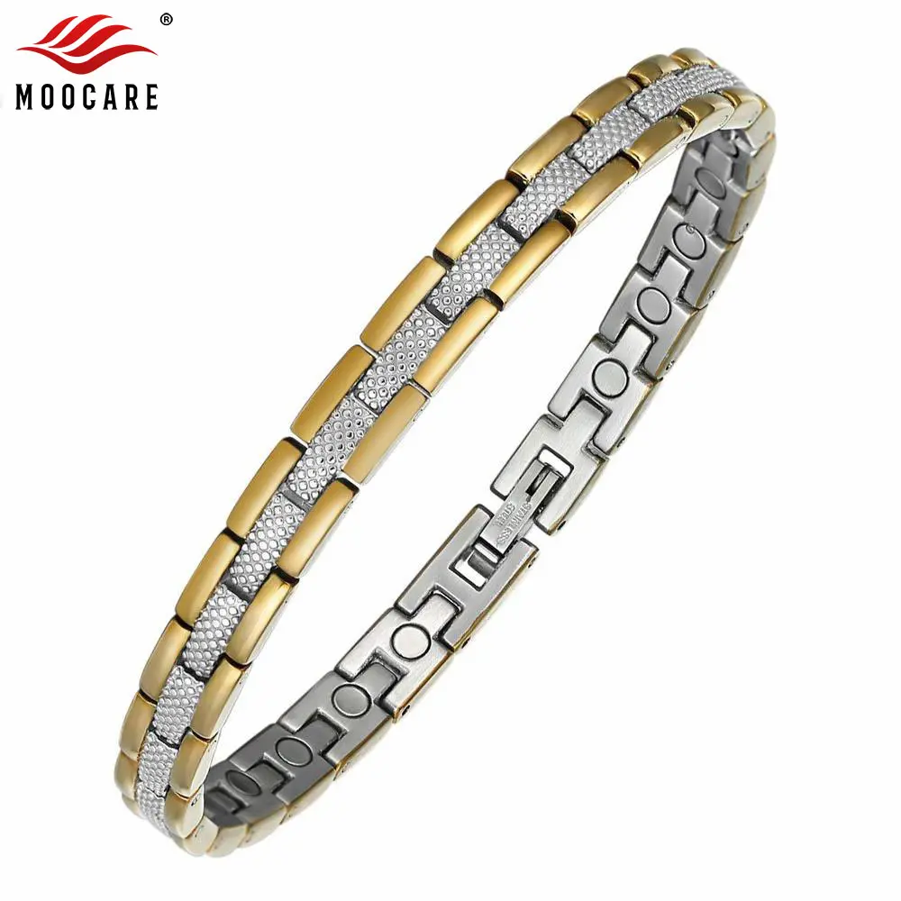 Женский браслет цепочка из нержавеющей стали для лечения артрита|Браслеты с