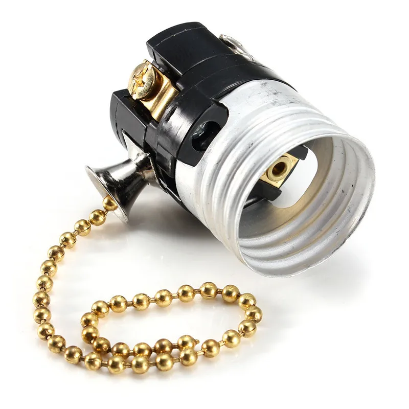 E27 ретро алюминиевая молния винтажный светильник розетка подвесной классический