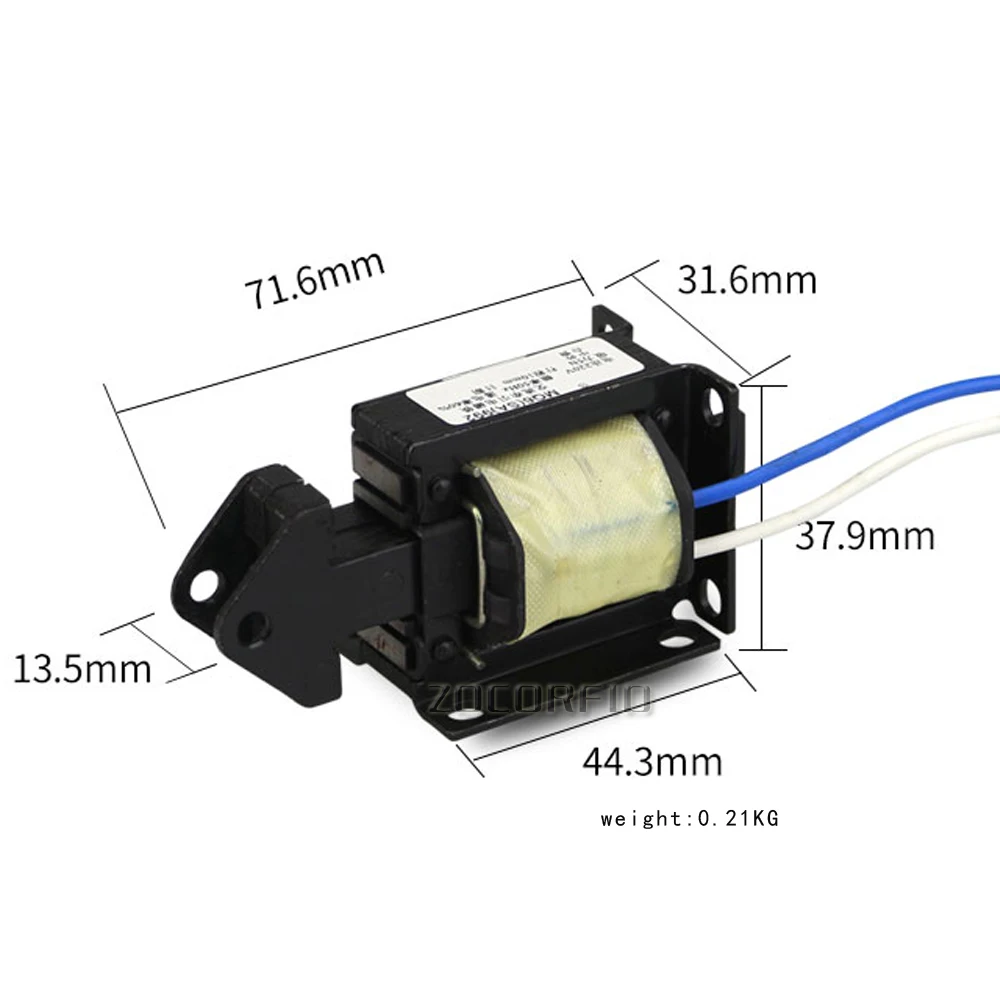 5pcs/lot 0.5kg AC 220V/110V Tractive Solenoid Electromagnet SA-992 |