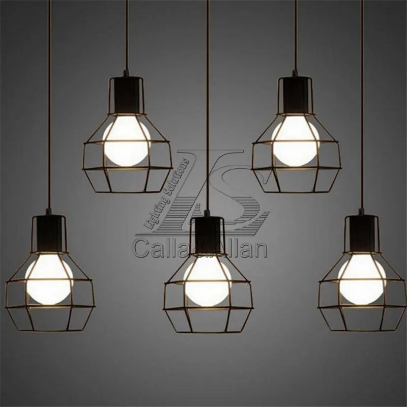 Металлическая лампа античный подвесной светильник аксессуары в винтажном