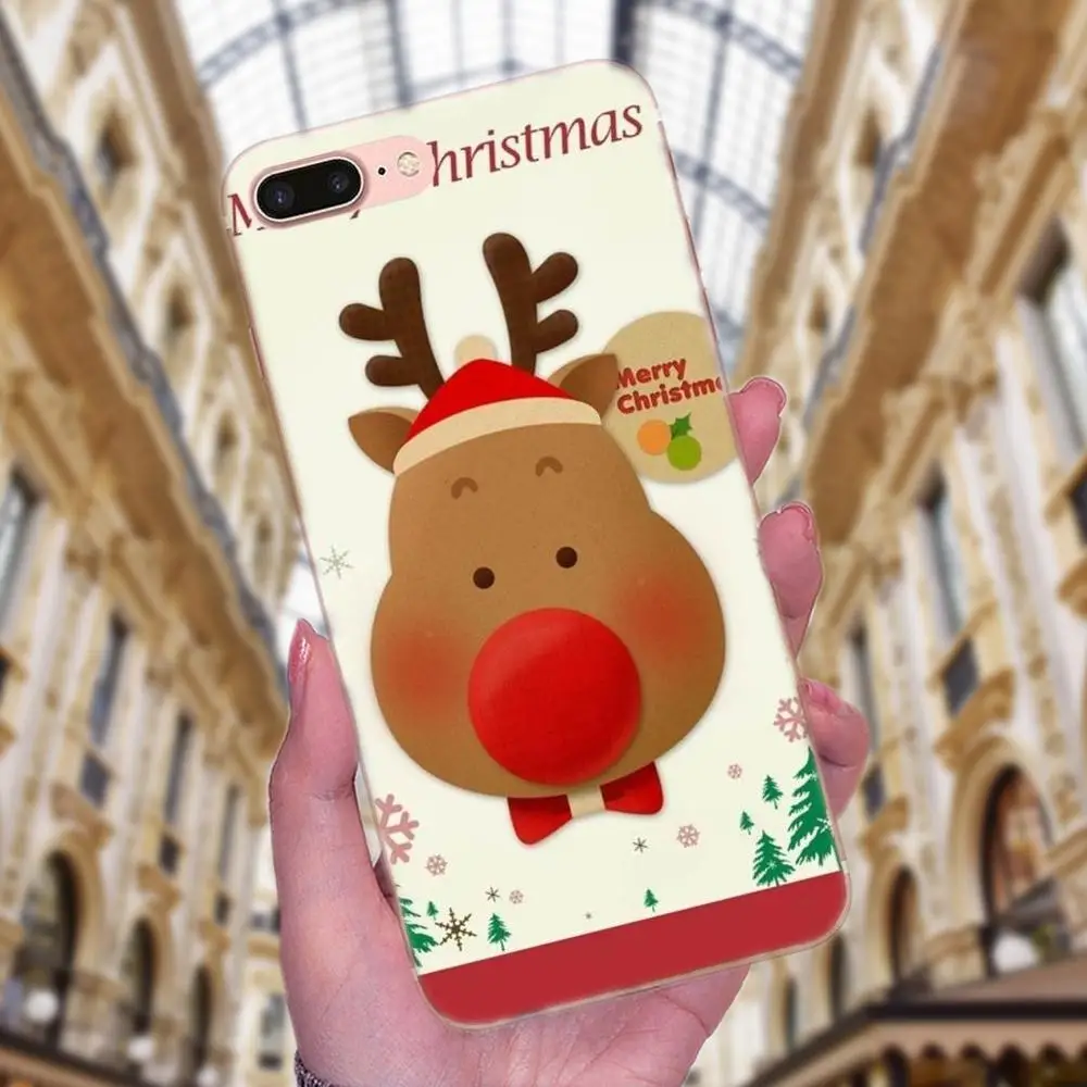 С Новым Годом Счастливого Рождества дизайн для Sony Xperia Z Z1 Z2 Z3 Z4 Z5 compact Mini M2 M4 M5 T3 E3 E5 XA