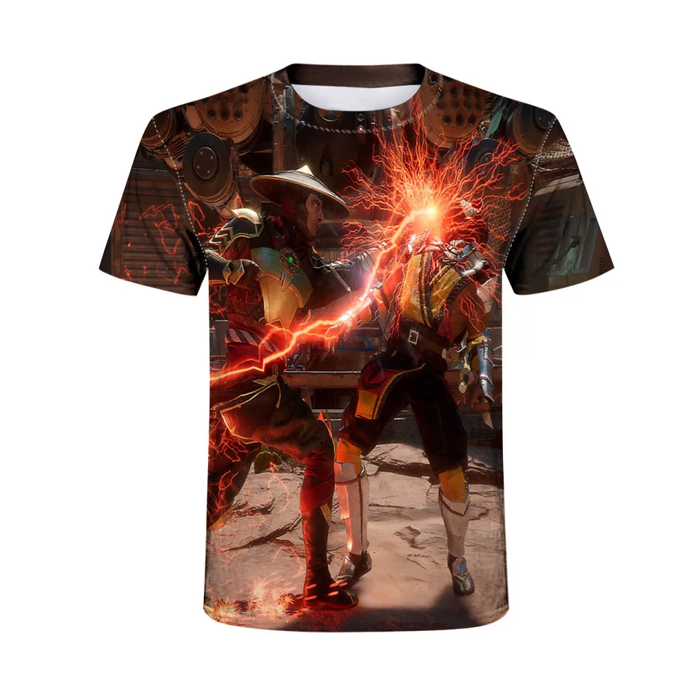 Новый стиль mmoral Kombat 11 3D Мужская футболка Новая модная повседневная мужская и