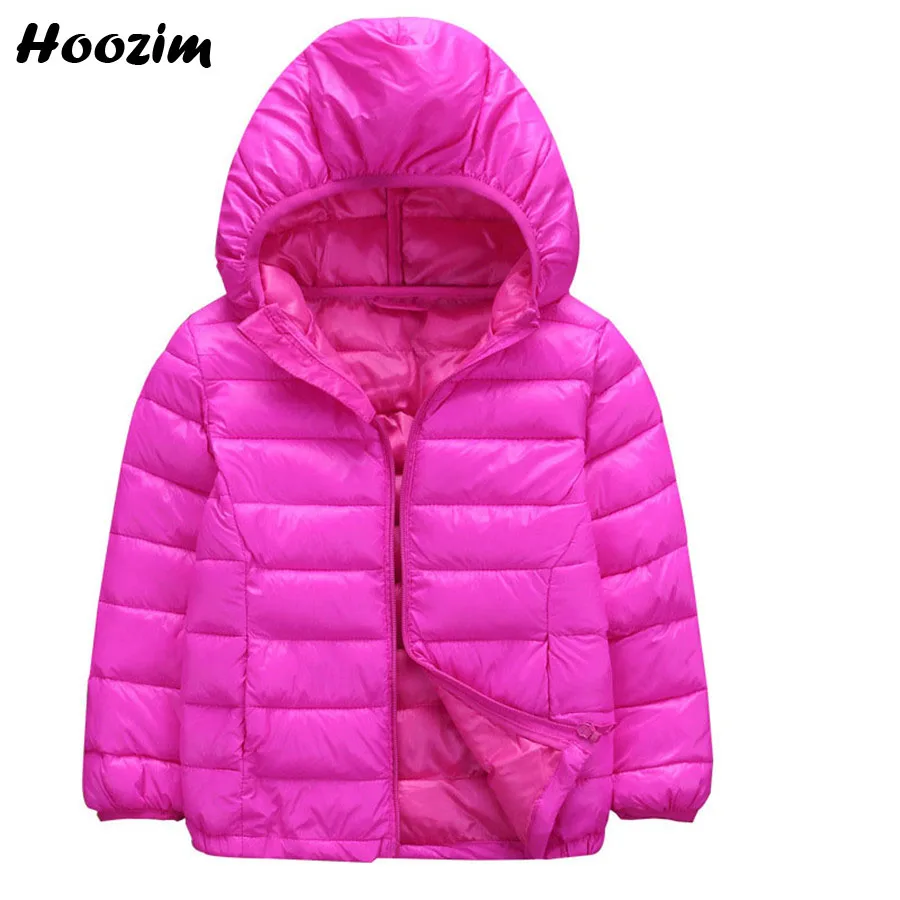 Весенняя детская одежда красного минималист и прочным ультра светильник куртка