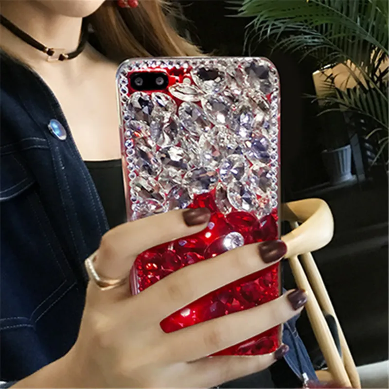 For Xiaomi A1 A2 lite Mi 8 redmi 6A Note 5 6 7 Pro Luxury Diamond rhinestone soft Phone case Bling Glitter Back Cover coque |