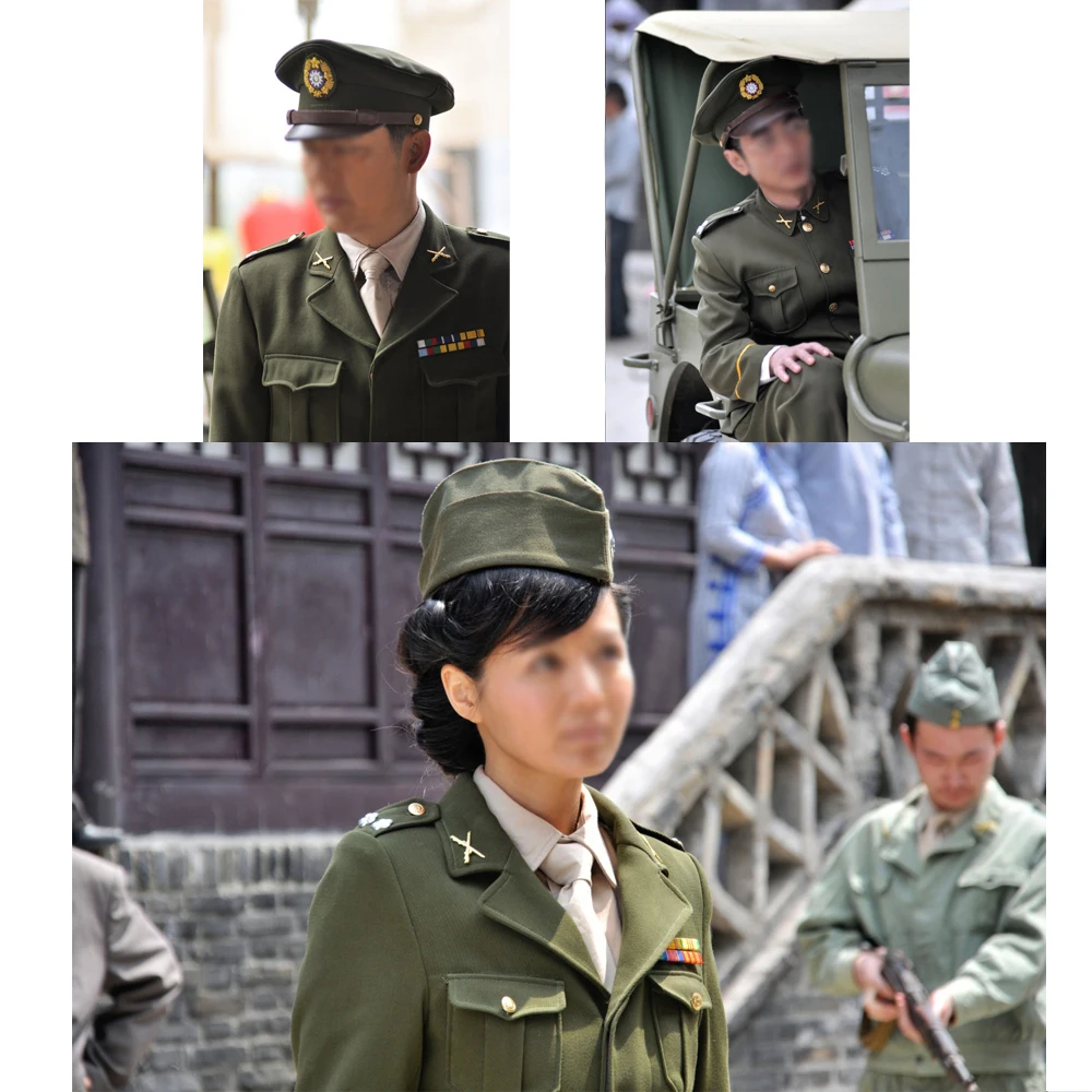 WW2 Второй мировой войны китайский KMT армейский Воротник Цветы значок два креста