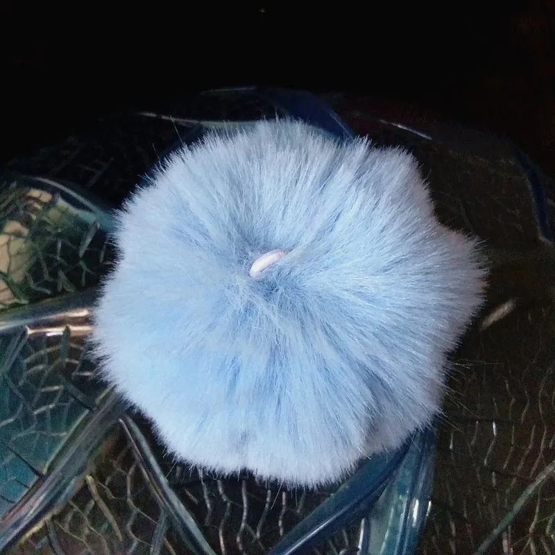 2019 Симпатичные искусственного бобра помпон из меха кролика пушистый меховой шар