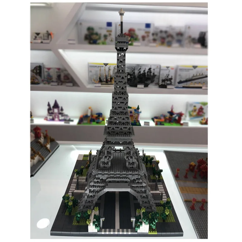 Алмазная архитектура тадж махал Эйфелева Башня Биг Бен пара Лувр Белый дом