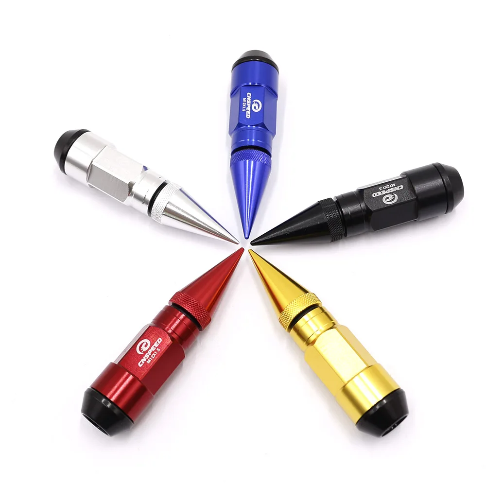 Cnspeed высокое качество Алюминий колеса Гайки 93 мм Расширенный тюнер колесные с шип