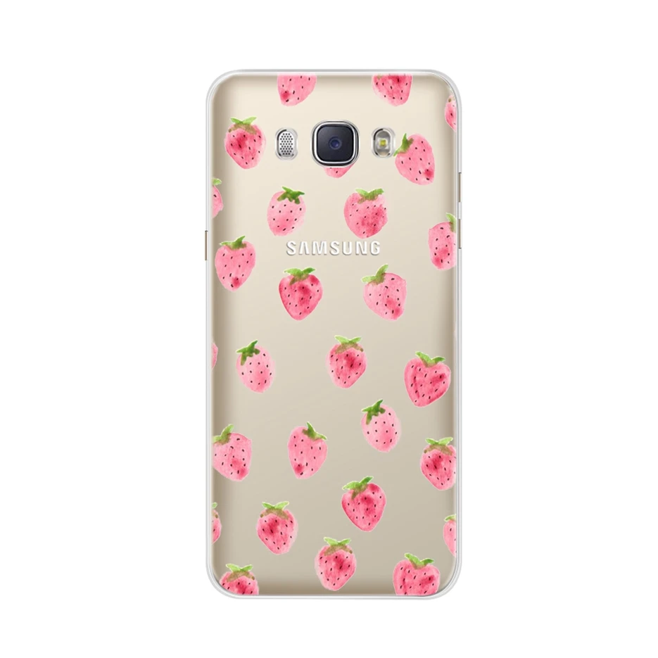 Цветной цветочный чехол для samsung Galaxy J5 j510 J510F, силиконовый мягкий чехол для samsung J5 J 5, чехол s, бампер - Цвет: Светло-голубой