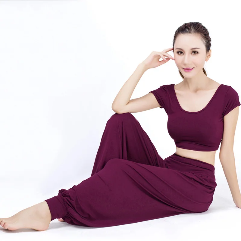 Комплект для йоги женские мягкие легсветильник шаровары большого размера