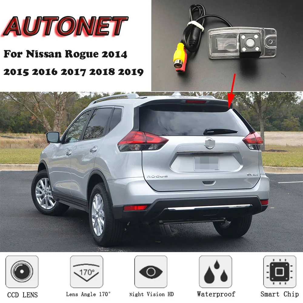 Камера заднего вида с ночным видением для Nissan Rogue 2014 2015 2016 2017 2018 2019|Камеры авто| |