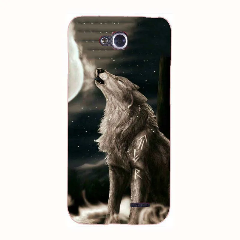A281 Phone Cases For For LG Optimus L90 D410 D405 D405N Case Print Rose Wolf Patterned Cover Soft Silicone Back Shell Fundas Para - Цвет: A281