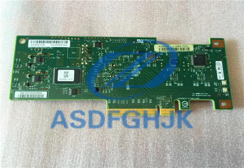 Оригинал для DELL LSI SAS 9210-8I HBA 6 ГБ/сек. двойной порт хост-адаптер системный блок 0W8J8X