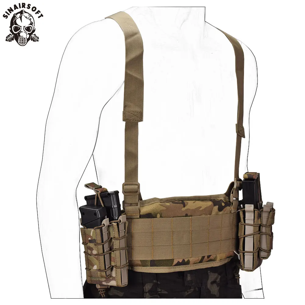 Тактический Жилет Molle ремень мужской армейский специальный 1000D нейлон военный удобный боевой пояс EAS h-образный Регулируемый мягкий