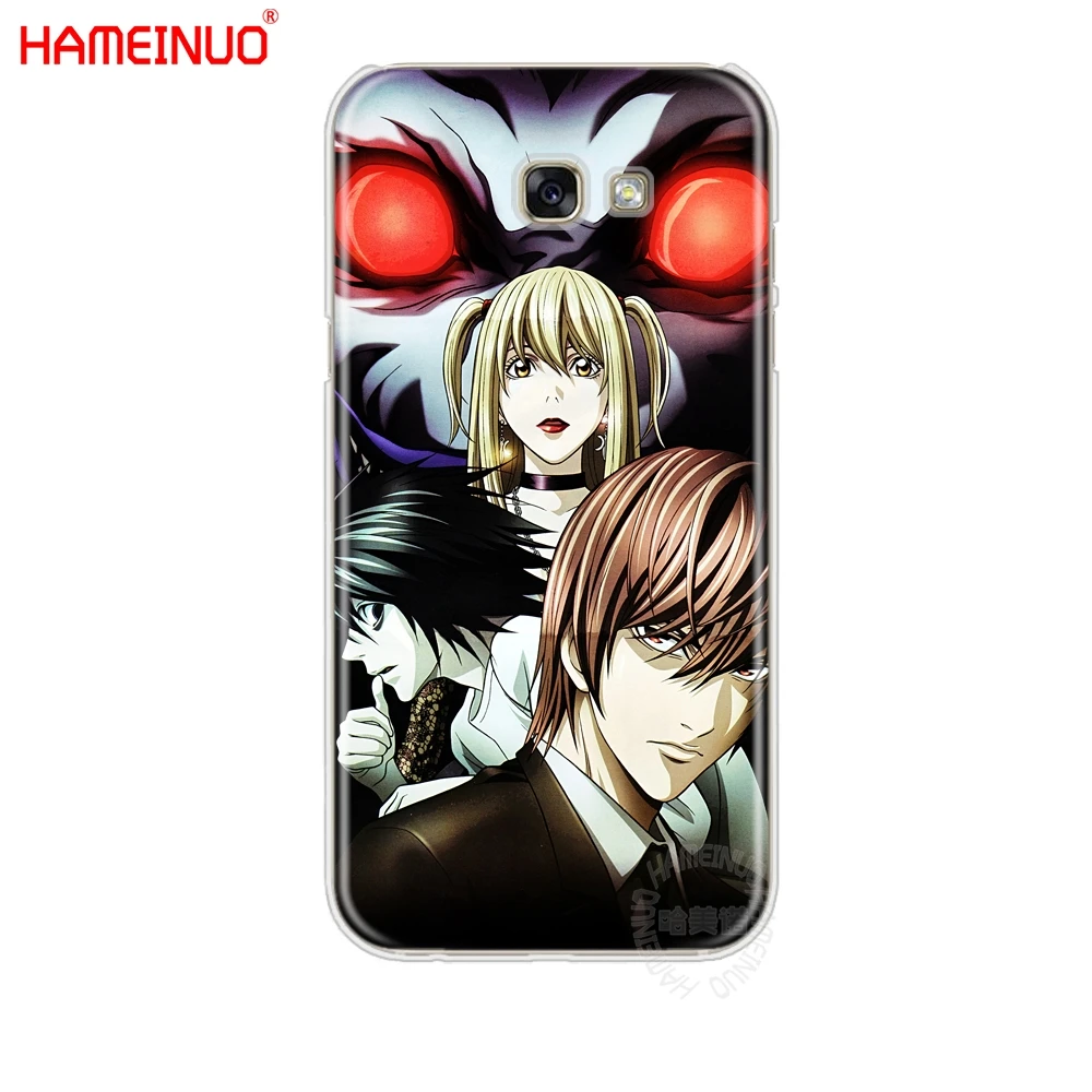HAMEINUO чехол для сотового телефона с аниме Death Note Samsung Galaxy A3 A310 A5 A510 A7 A8 A9 2016 2017 2018 |