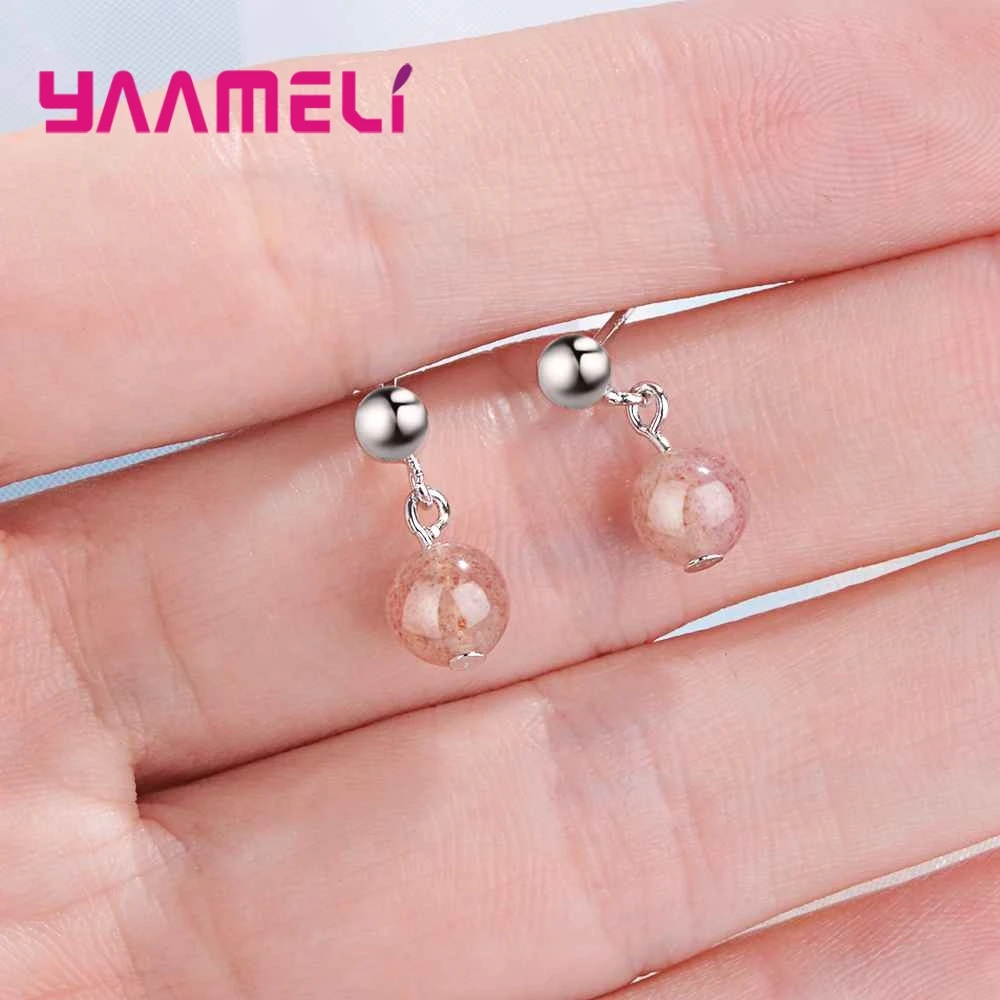 

Vintage Style 925 Sterling Silver Jewelry For Women Shinning Dangle Earring Super Quality Anniversary Gift Hot Sale