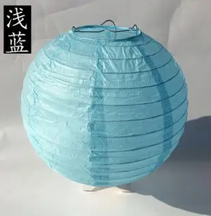 Light Blue 2 шт 10 15 20 25 см бумажный фонарь s шары Китайский бумажный фонарь Lampion Свадебные украшения день рождения фестиваль вечерние украшения. Q - Цвет: Light Blue