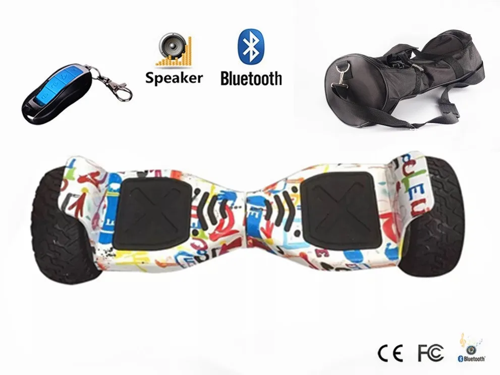 Электрические скутеры 8,5 дюймов скейтборд Bluetooth пульт дистанционного управления/приложение управление Электрический скейтборд гироскоп два колеса Электрический за бортом