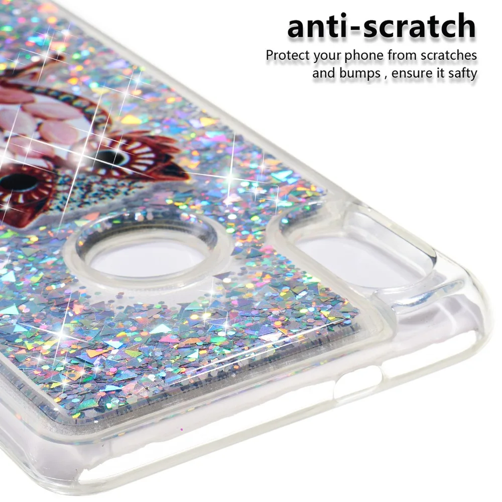 Picture Protective Glitter Floating Quicksand Case For Nokia 1 Luxury Soft TPU Flowing Liquid Back Cover 6 2018 | Мобильные телефоны